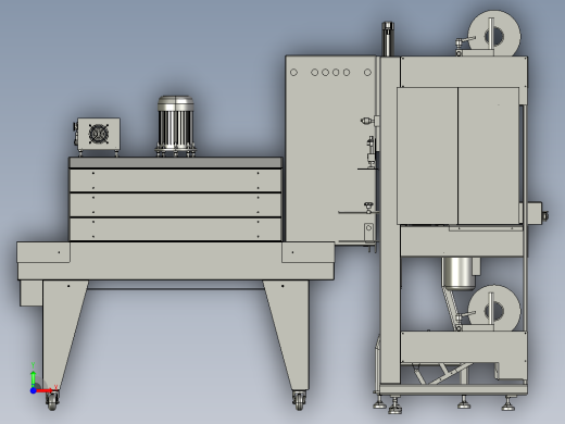 全自动袖口式封切收缩包装机前视缩略图