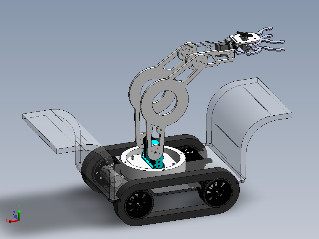 履带行走抓取机器人