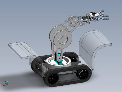 履带行走抓取机器人