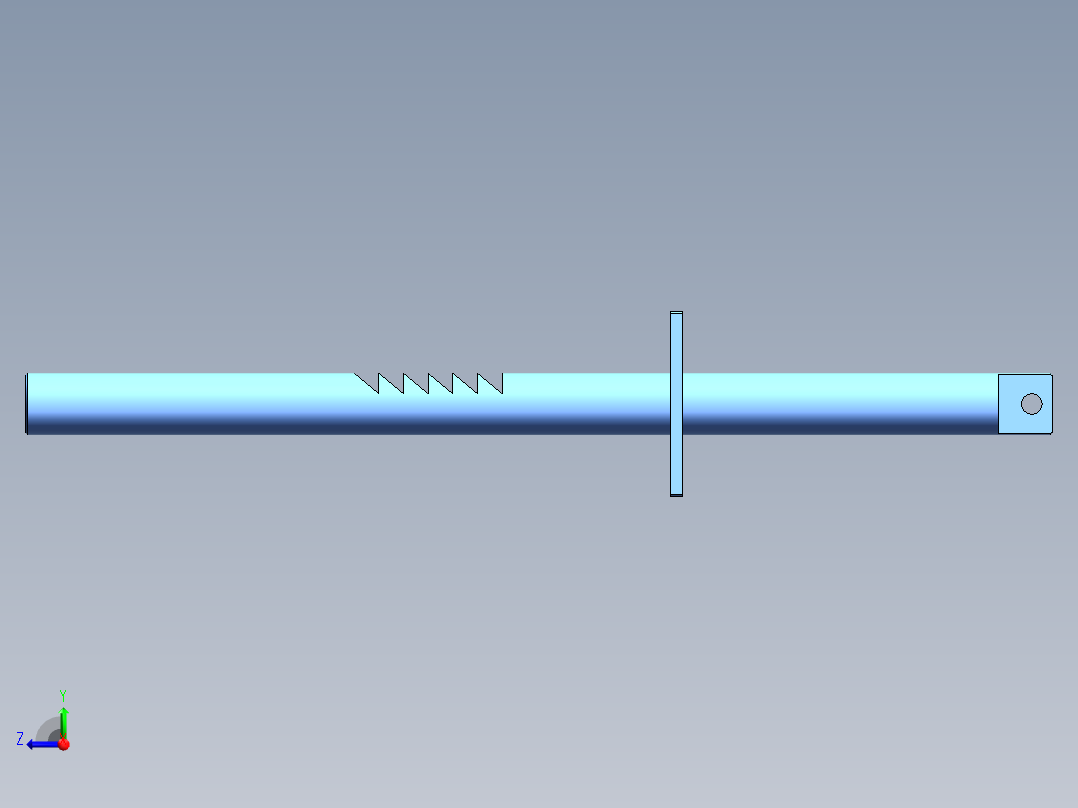 S7 步进导杆右视图