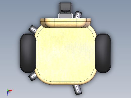 椅子俯视缩略图