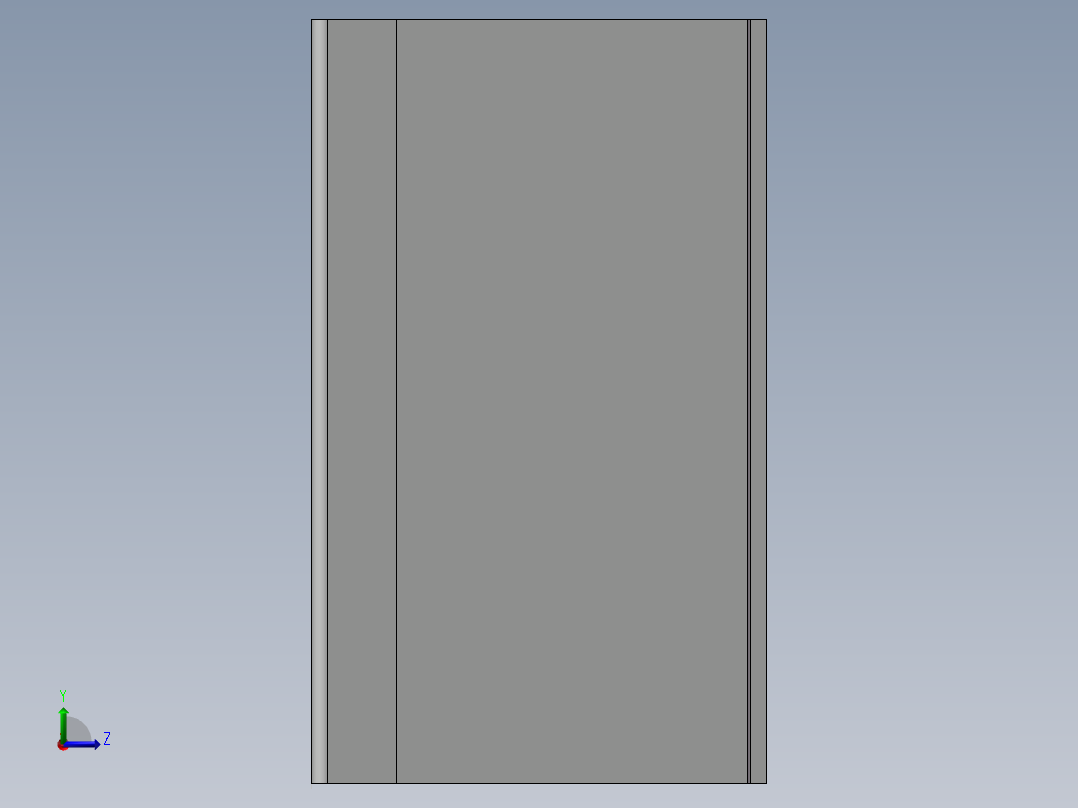 电动滑台模组MTG100安装螺母左视图