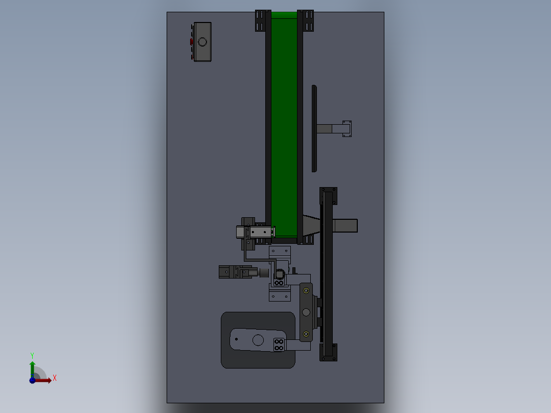 视觉检测系统前视图