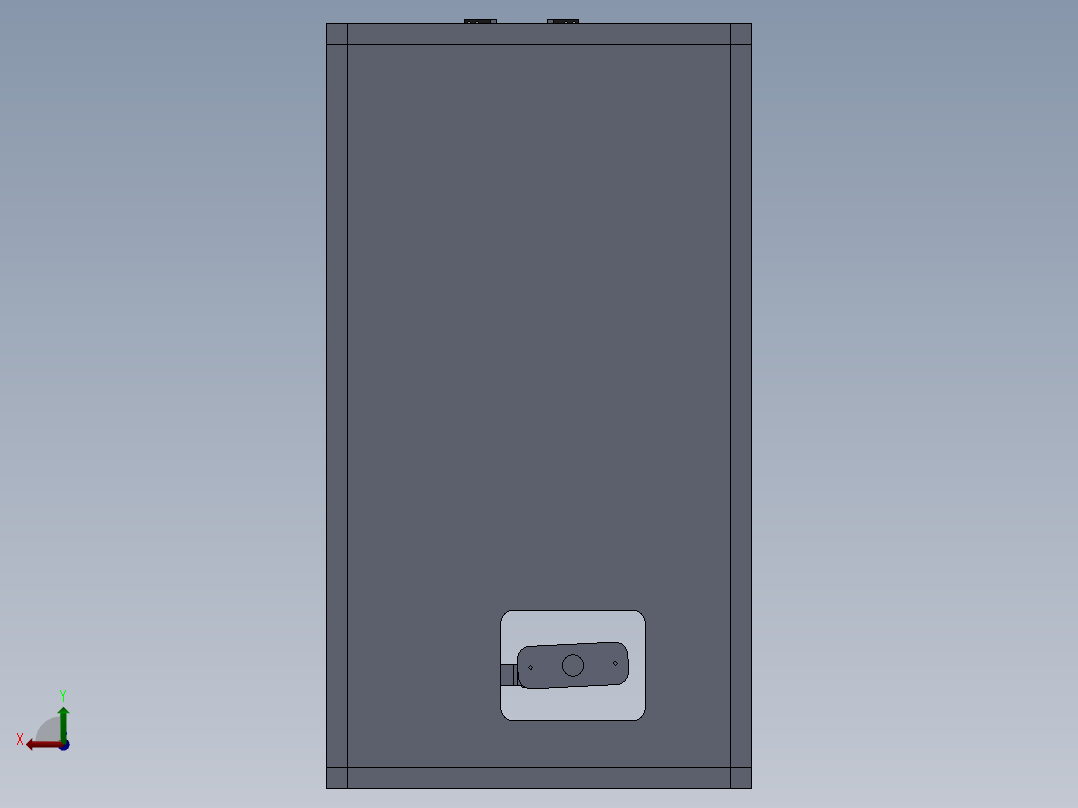 视觉检测系统后视图