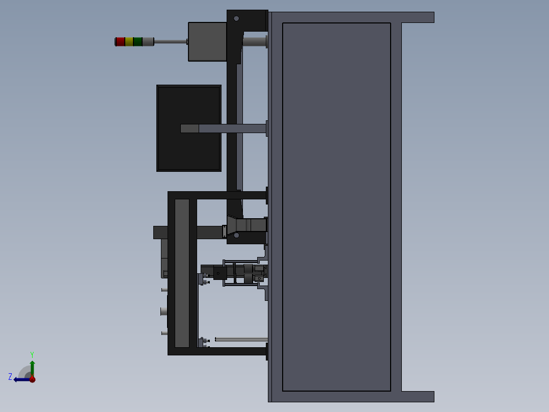 视觉检测系统右视图