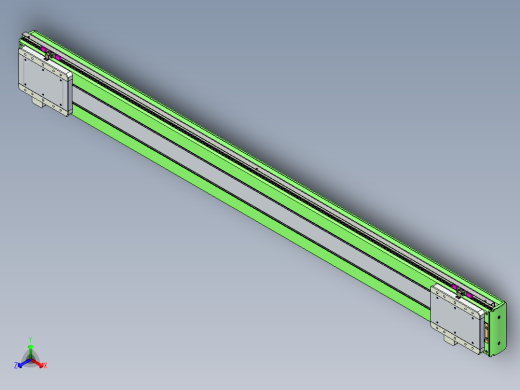 威洛博LC系列3d模型模组2LC17E2Y-S1500正等轴测缩略图
