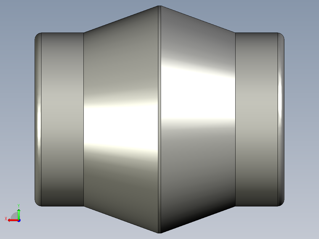 软管与硬管连接用工业通用接头0126_08_00后视图