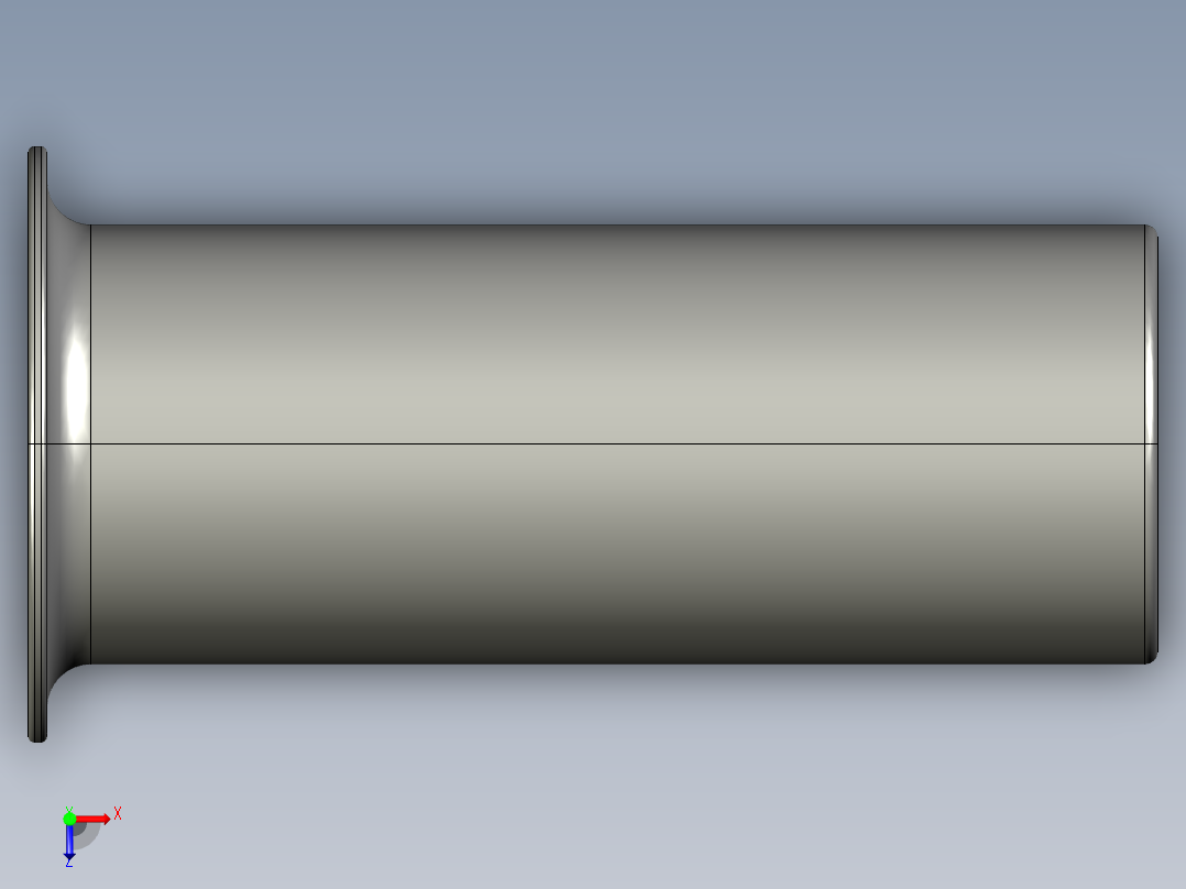 软管与硬管连接用工业通用接头0127_10_07俯视图
