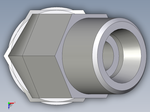 卡套式工业通用硬管接头EO_Adjustable_locknut_45_deg_elbow_VEE12SMOMDCF俯视缩略图