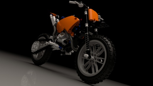 摩托车乐高拼图lego-technics-42007-inventor-stp格式缩略图