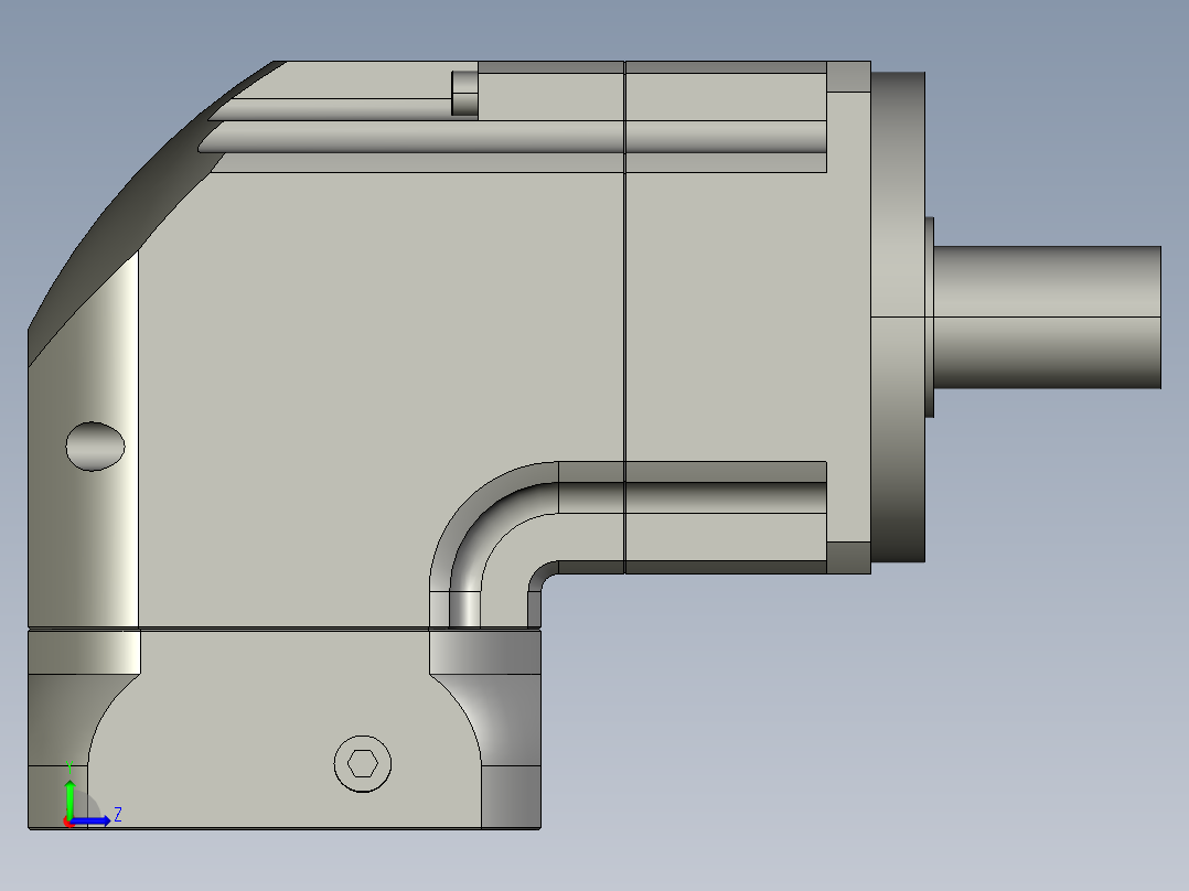 斜齿ZPGH115-L1 19-95-130-M8.STEP左视图