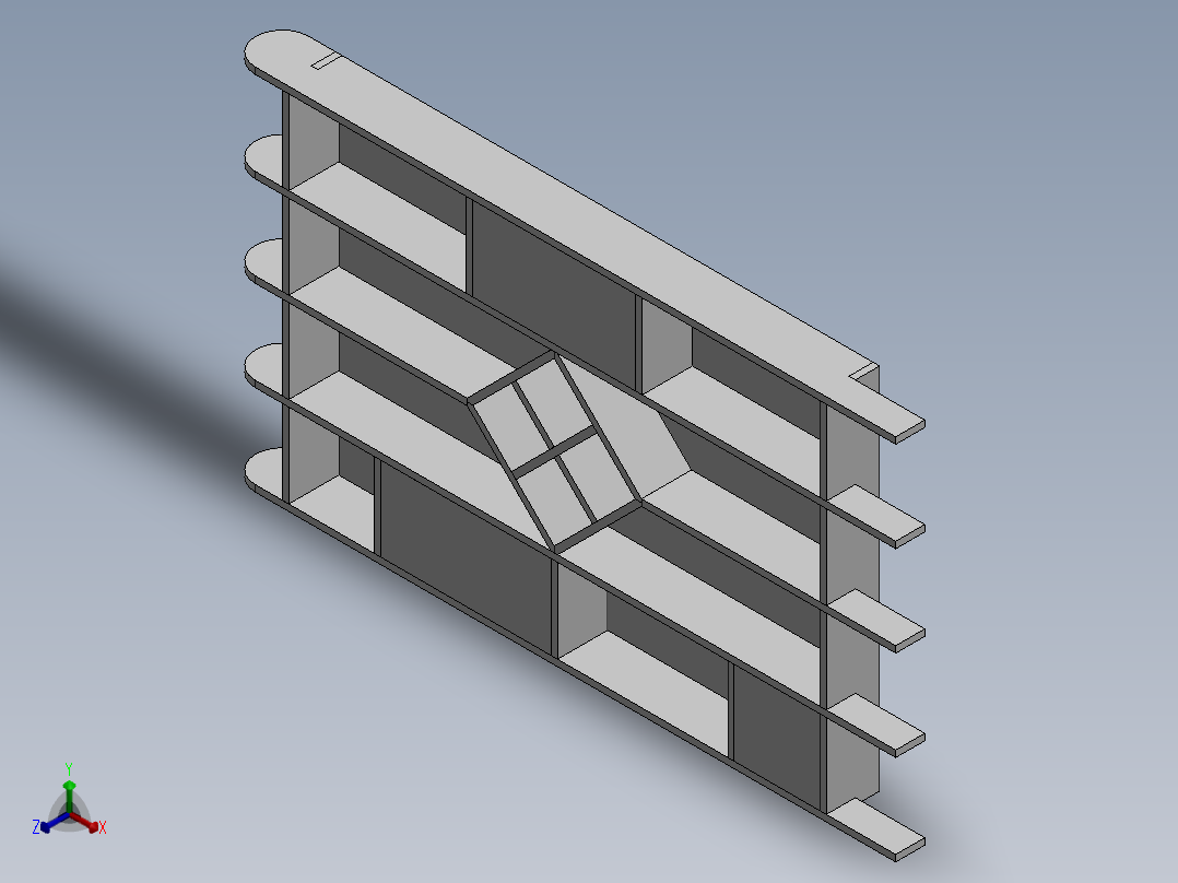 架子4正等轴测图