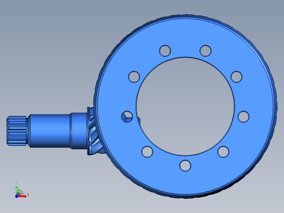 齿轮啮合 (77)前视图