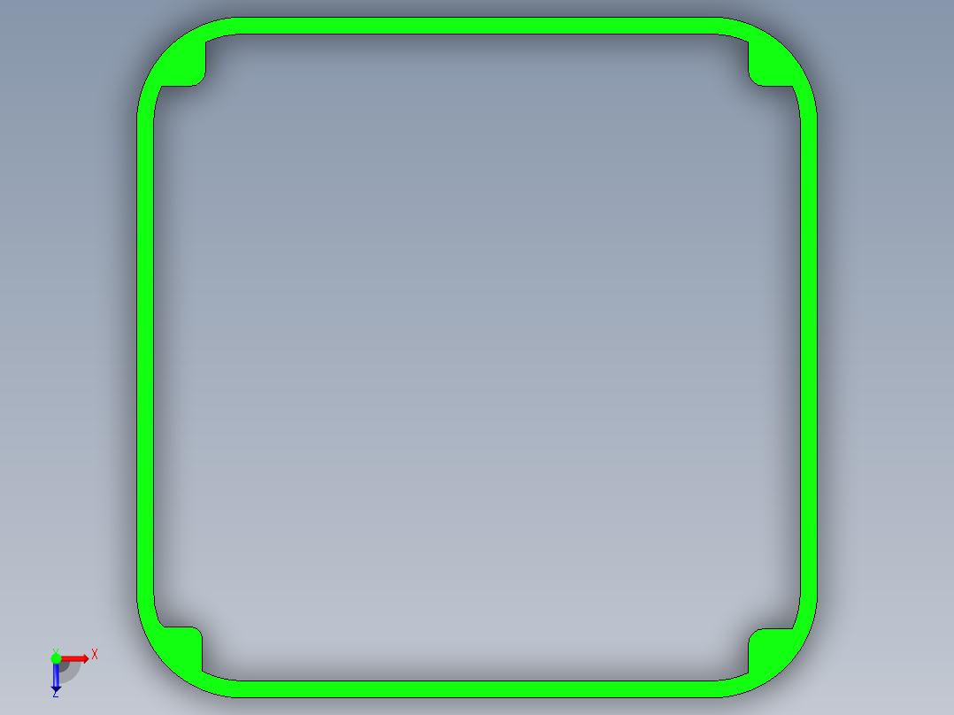 MAY-CASE笔记本CNC工装夹具三维模型-2俯视图