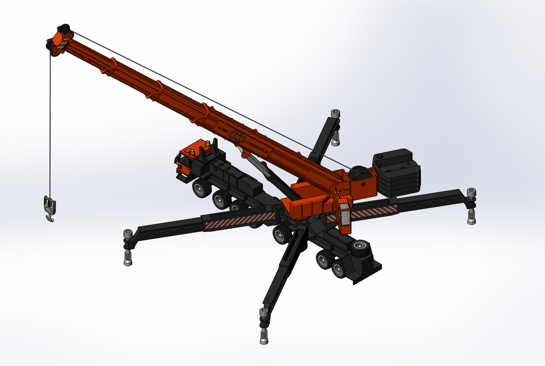 蜘蛛起重机大型工程吊机