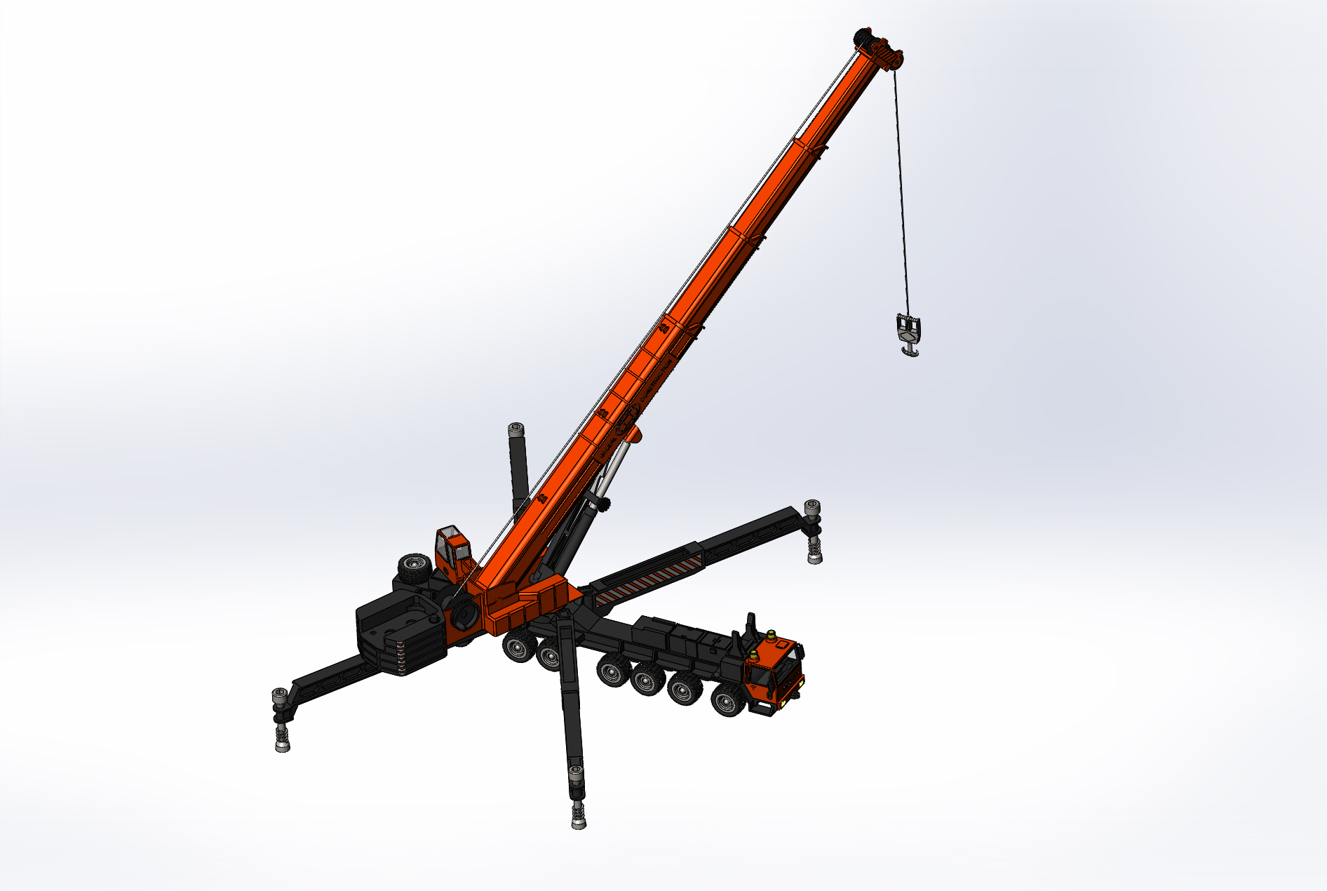 蜘蛛起重机大型工程吊机