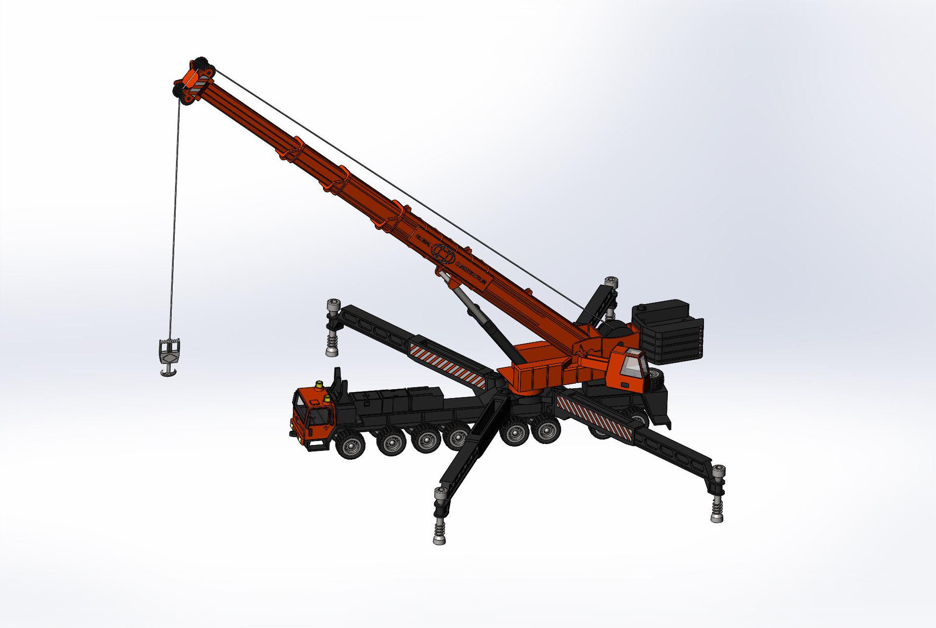 蜘蛛起重机大型工程吊机