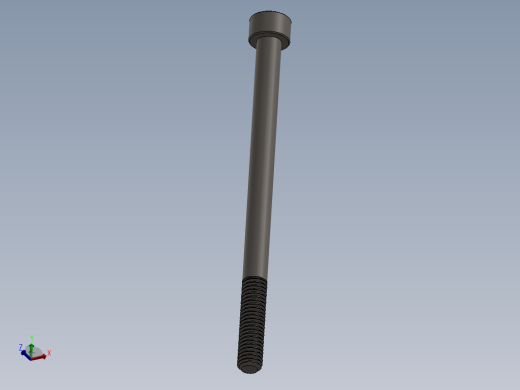 Screw_DIN_912_M6x90_A2.SLDPRT公制内六角螺钉