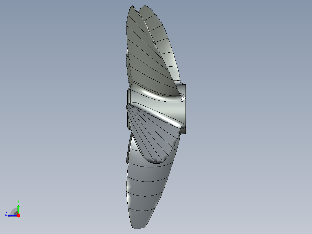 螺旋桨(64)右视图