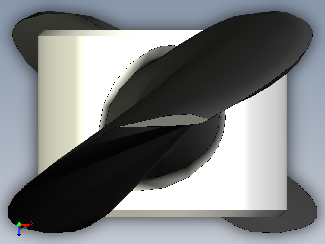 螺旋桨(32)俯视图