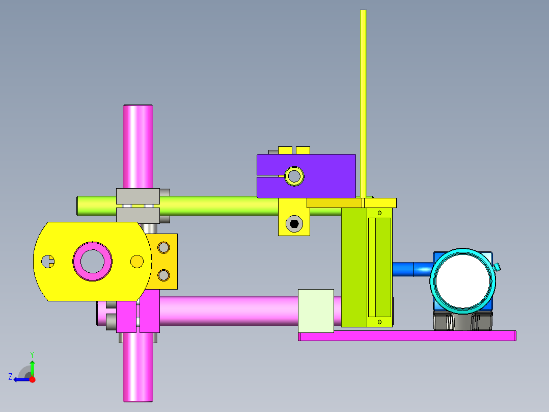 可调节视觉相机视觉相机模块右视图