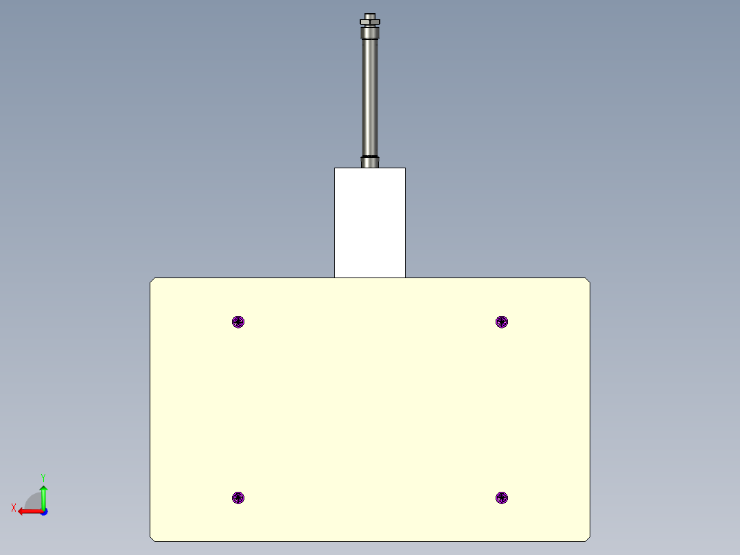 孔卡 自动安装后视图