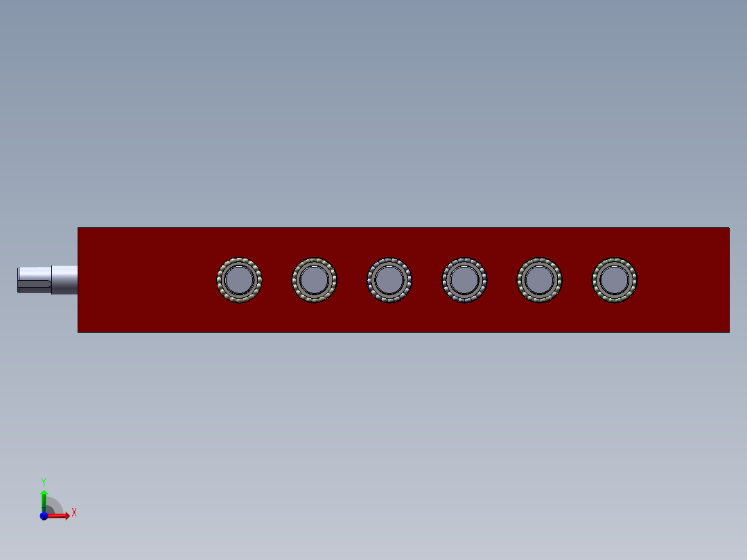 玉米秸秆保留型收割机的秸穗处理系统的设计说明书及全套图纸前视图