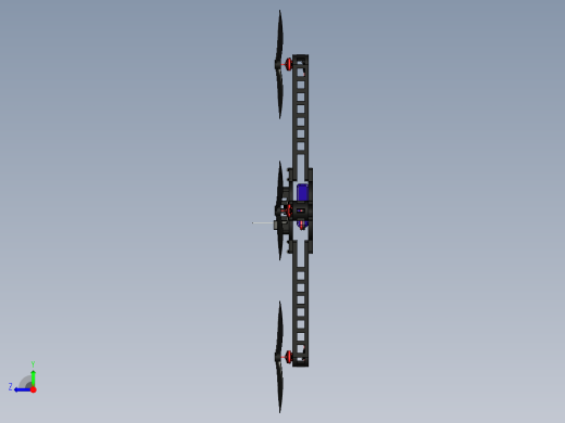 四轴飞行器_无人机框架右视缩略图