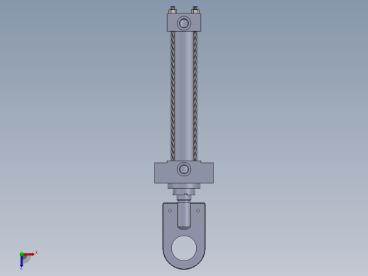 拉杆液压缸-40x28x200-mm-1.snapshot.1俯视缩略图