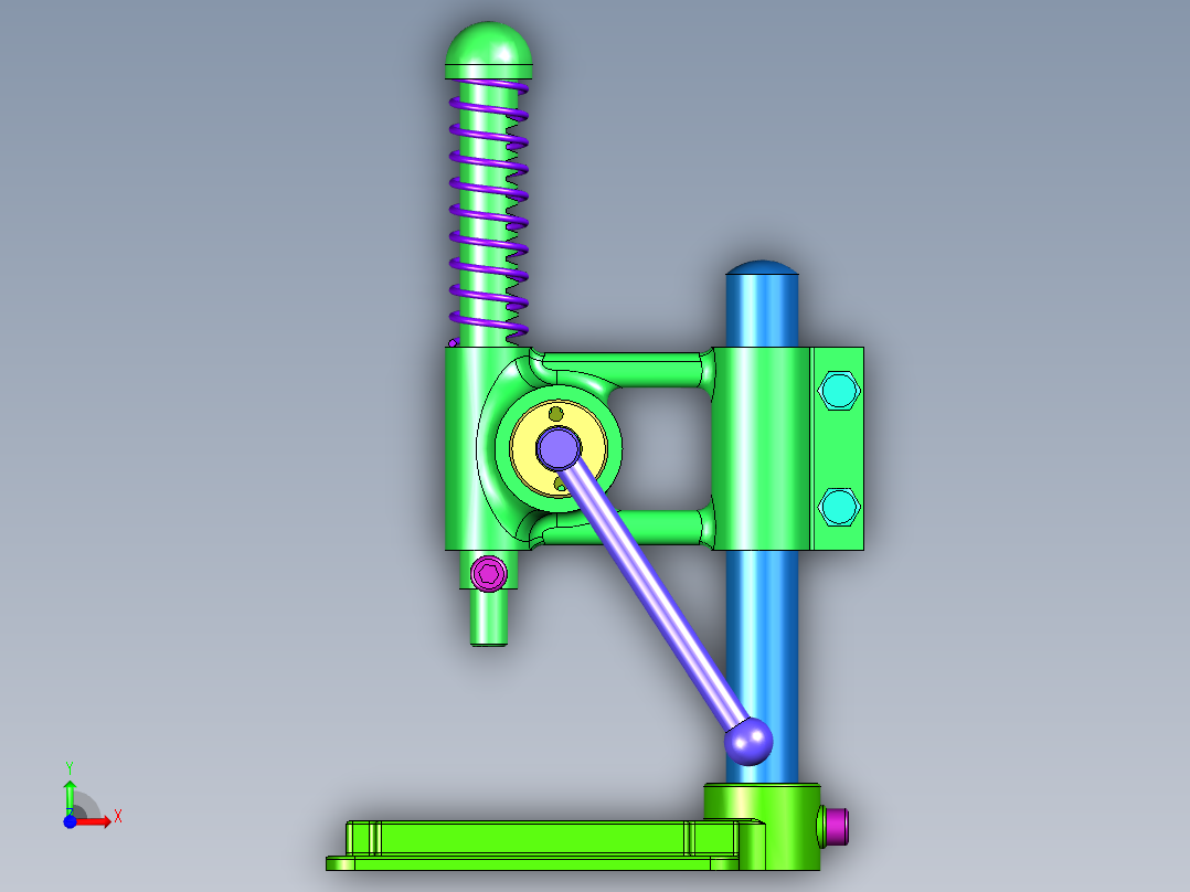 压扣机包布扣机器前视图