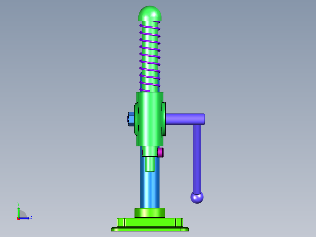 压扣机包布扣机器左视图