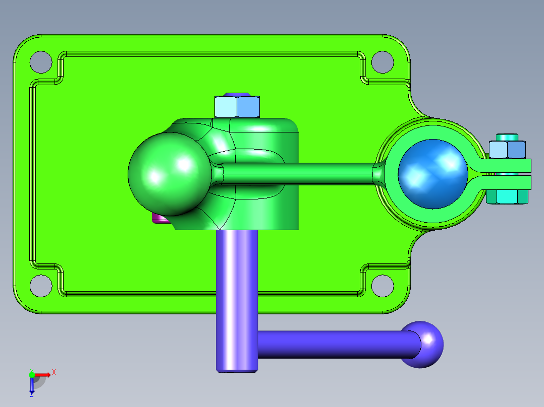 压扣机包布扣机器俯视图
