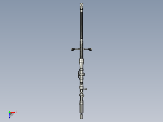 手枪左轮冲锋枪老式狙击步枪设计3D图纸custom-rifle-for-presize-shooting STP IGS俯视缩略图