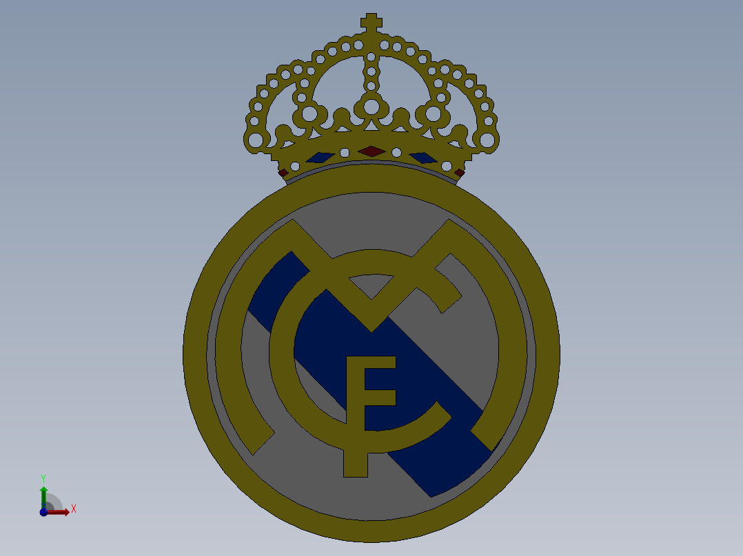 皇马标志前视图