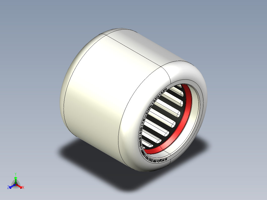 使用参数化建立原型并评估预期轴承设计——SolidWorks和Step模型正等轴测图