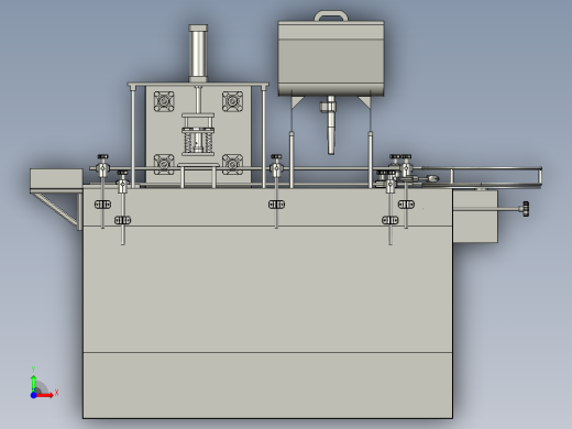 酱品全自动灌装线前视缩略图