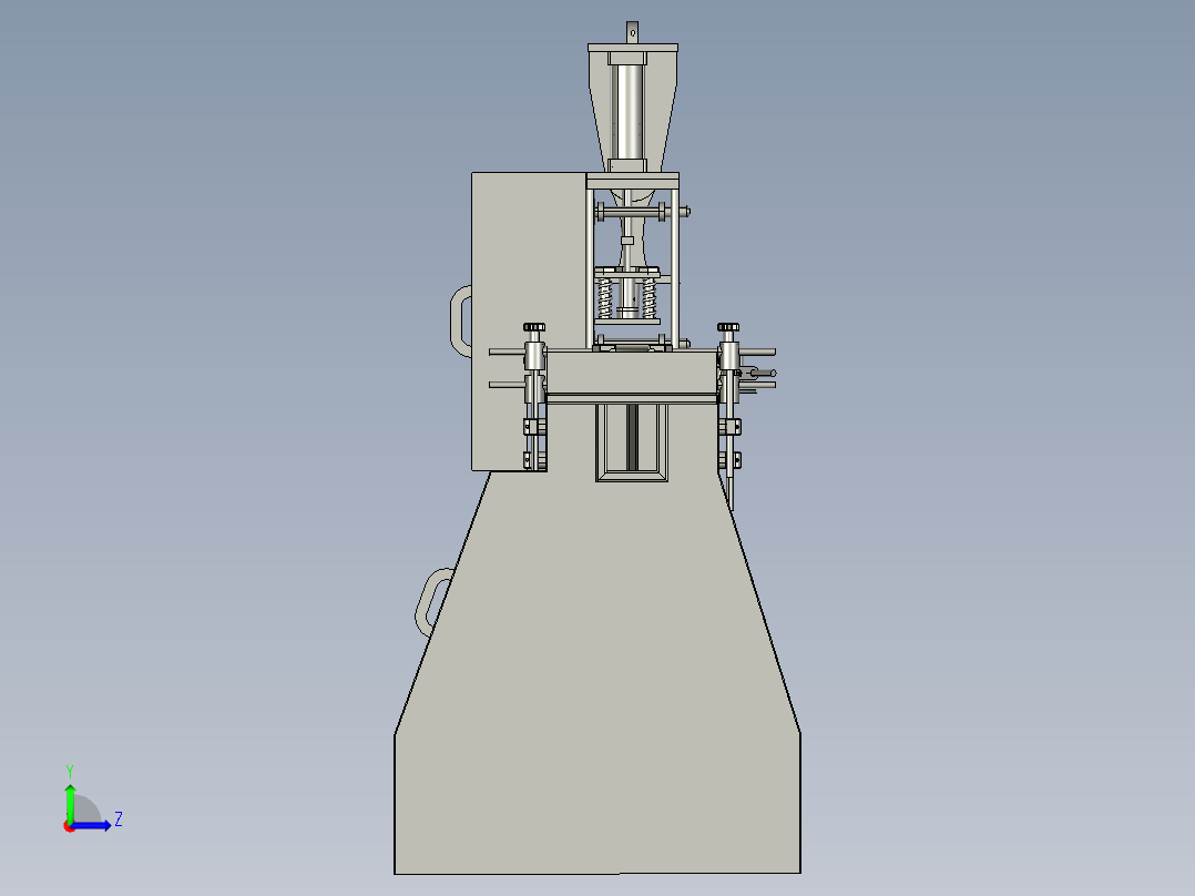 酱品全自动灌装线左视图