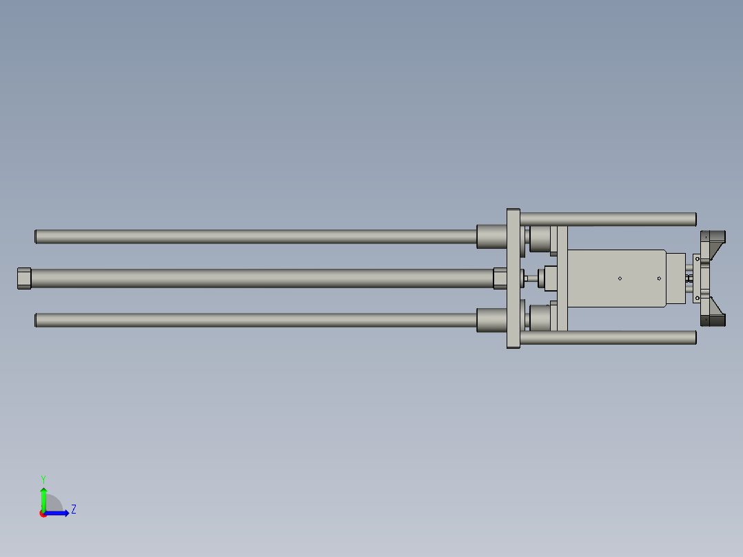 顶升模组1左视图