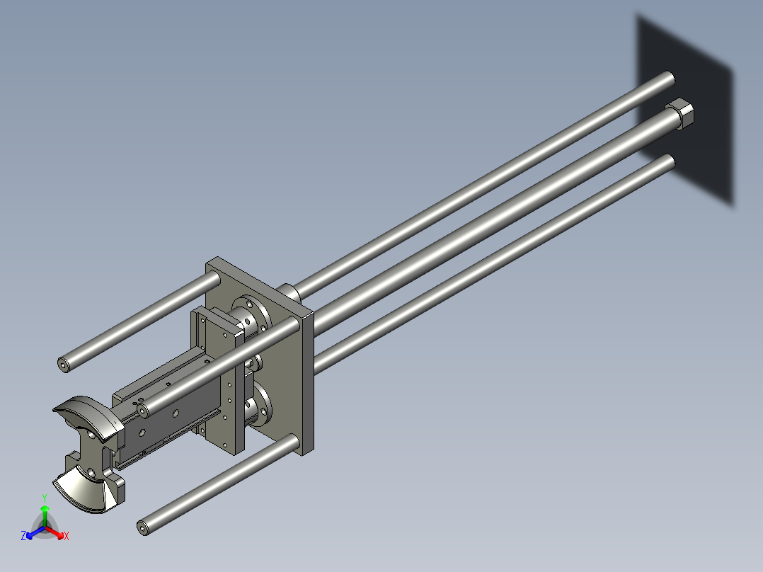 顶升模组1正等轴测图