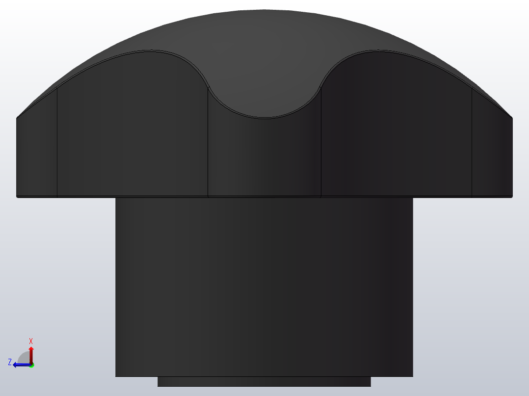HY8314-3-A十字把手[HY8314.3＼A10x50]前视图