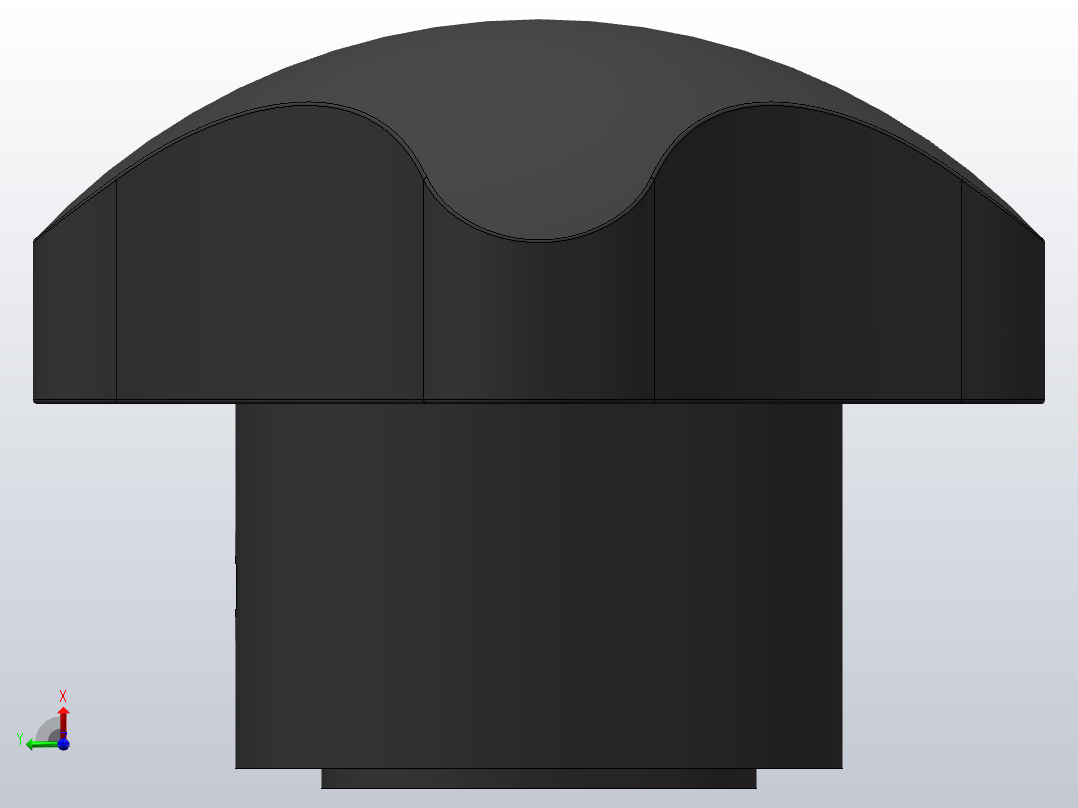 HY8314-3-A十字把手[HY8314.3＼A10x50]左视图