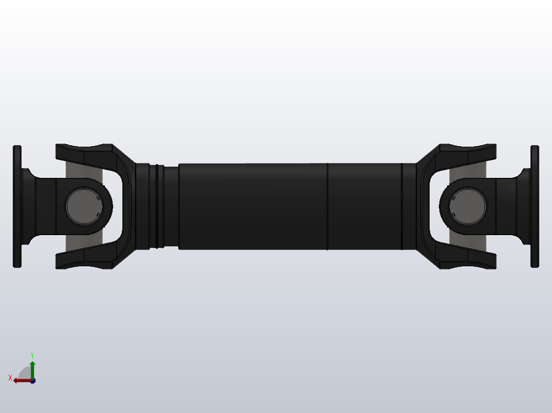 SW-I90-A-385SWC-1型--轻型十字轴式万向联轴器后视图