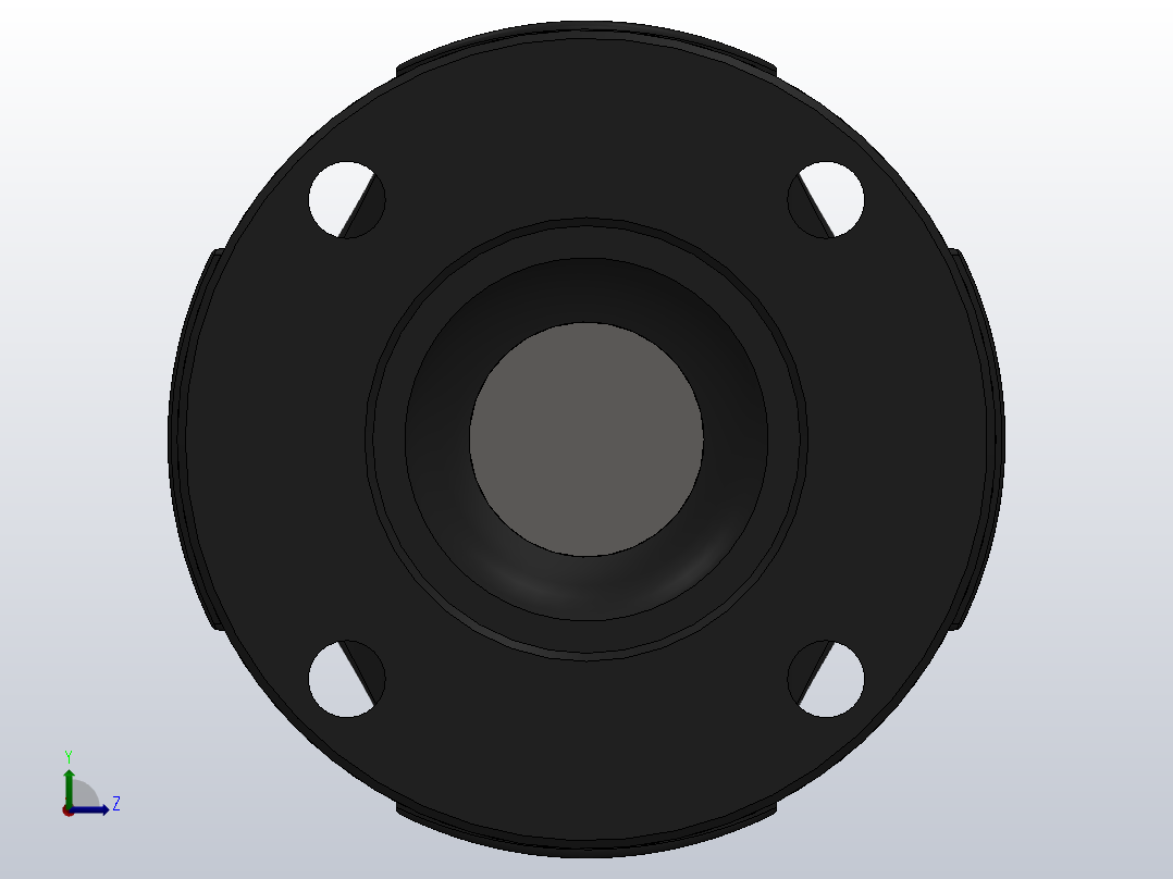 SW-I90-A-385SWC-1型--轻型十字轴式万向联轴器左视图