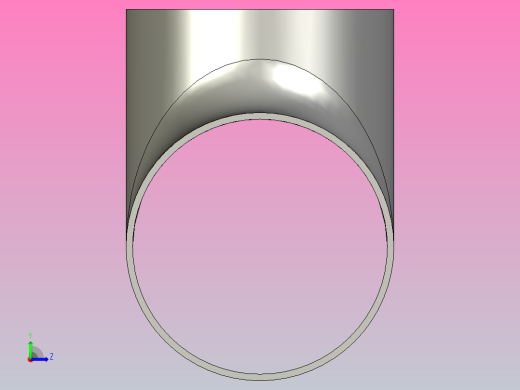 T(S) 等径三通[5(10S)]左视缩略图