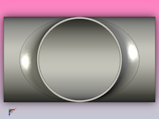 T(S) 等径三通[5(10S)]俯视缩略图