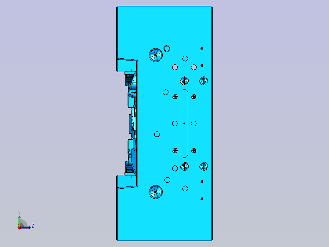 练习汽车模具qichemuju左视图