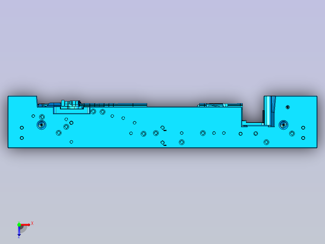 练习汽车模具qichemuju俯视图