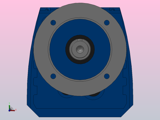 RF47ZP斜齿轮减速机RF47-3.83-M1-P63-Φ160前视缩略图