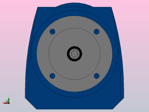 RF47ZP斜齿轮减速机RF47-3.83-M1-P63-Φ160后视缩略图