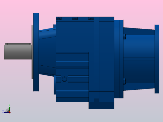 RF47ZP斜齿轮减速机RF47-3.83-M1-P63-Φ160右视缩略图